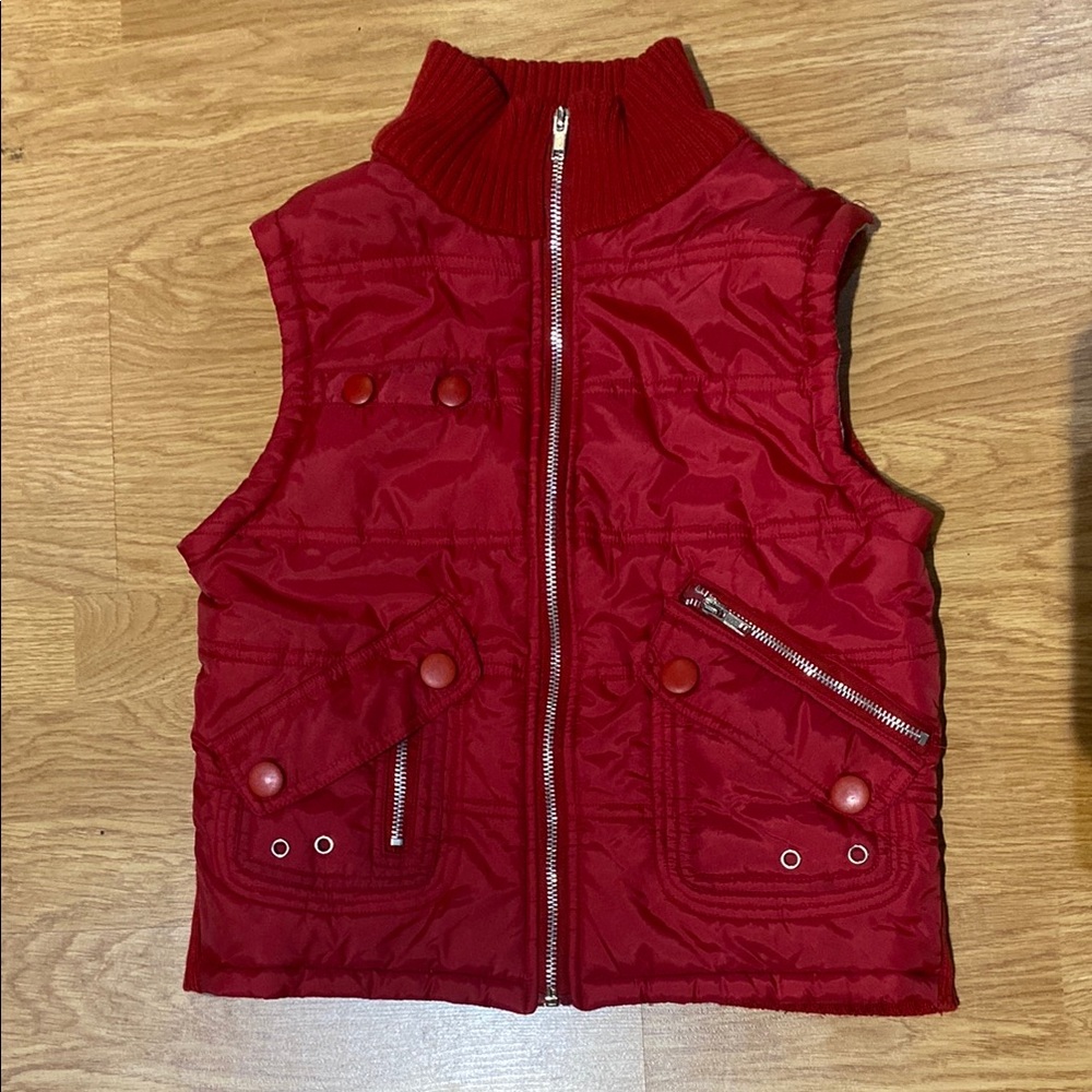Say What? Red Quilted Vest